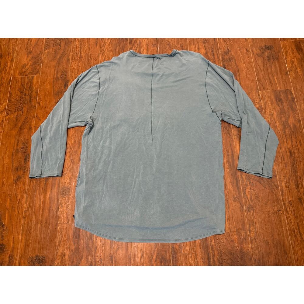 lululemon lab Sarala 3/4 Tee Harbor Green Mens Size Large - Picture 7 of 10